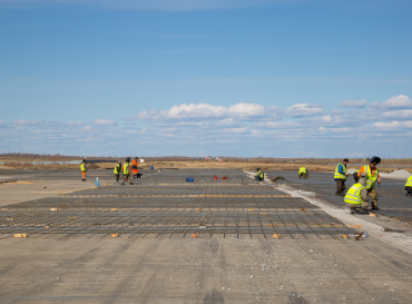 О ходе реконструкции взлетно-посадочной полосы аэропорта “Якутск” 